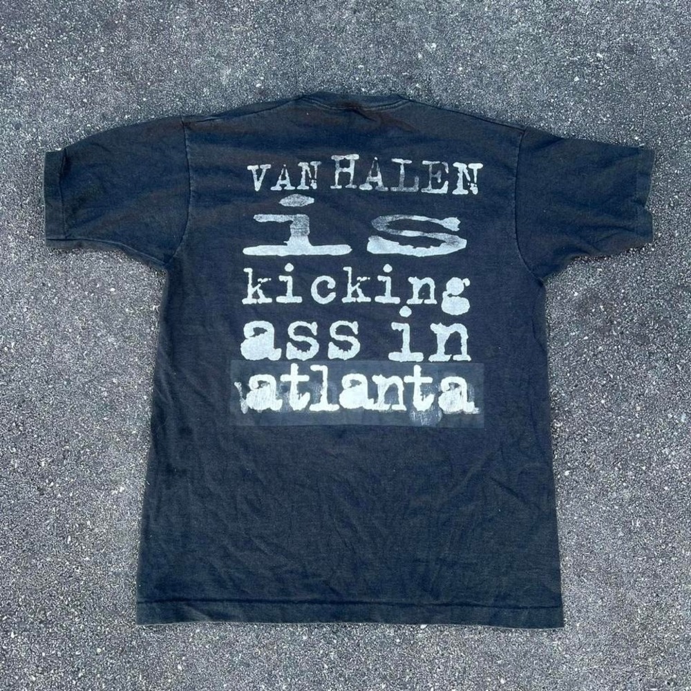 1993 "Van Halen is Kicking Ass in Atlanta" graphic Tour Concert Merch size XL